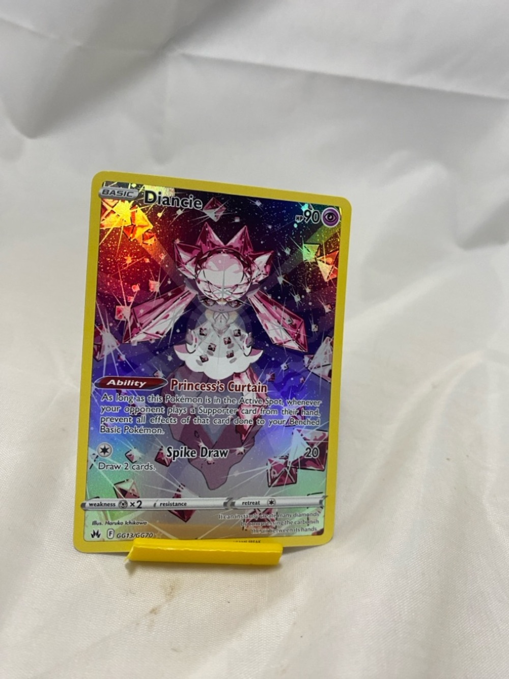 Pokemon Diancie GG13/GG70 Crown Zenith Galarian Gallery Card Holo Rare NM